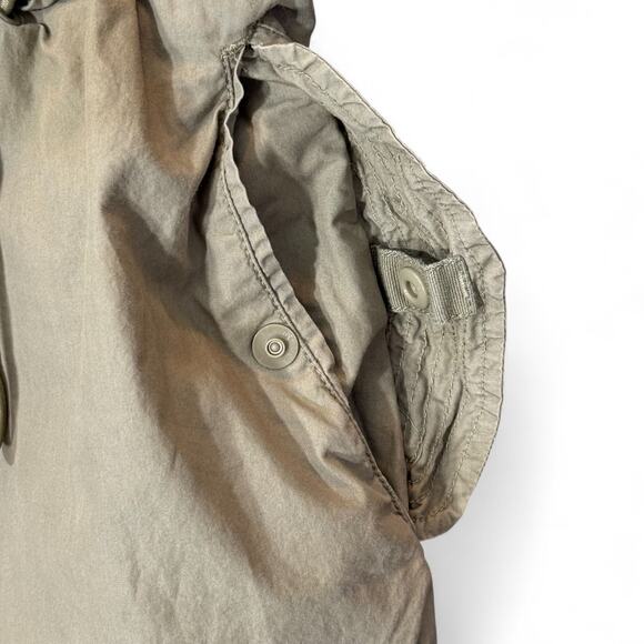 GAP Y2K 2007 Convertible Parachute Cargo Pants Khaki Drawstring Baggy Womens XXL - Picture 6 of 14